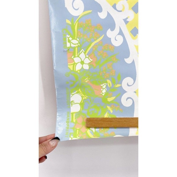 Vintage Mid Century Wallpaper 29" x 28" 1 Roll Panel MCM Mod Floral Bouquet 60s - Picture 3 of 8